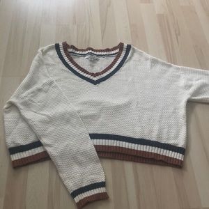AMERICAN EAGLE varsity stripe sweater